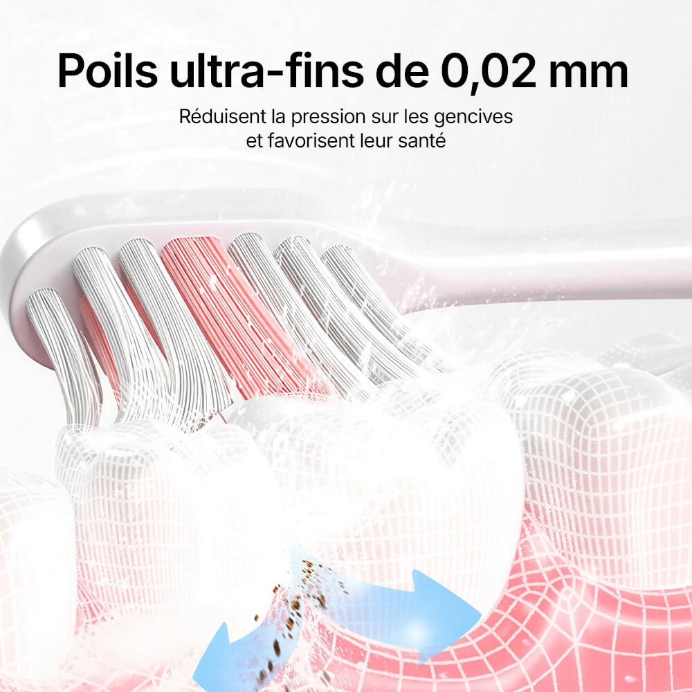 Oryzom ProSonic V1 – Nettoyage dentaire professionnel avec technologie sonique pour des dents plus lisses et une hygiène bucco-dentaire optimale