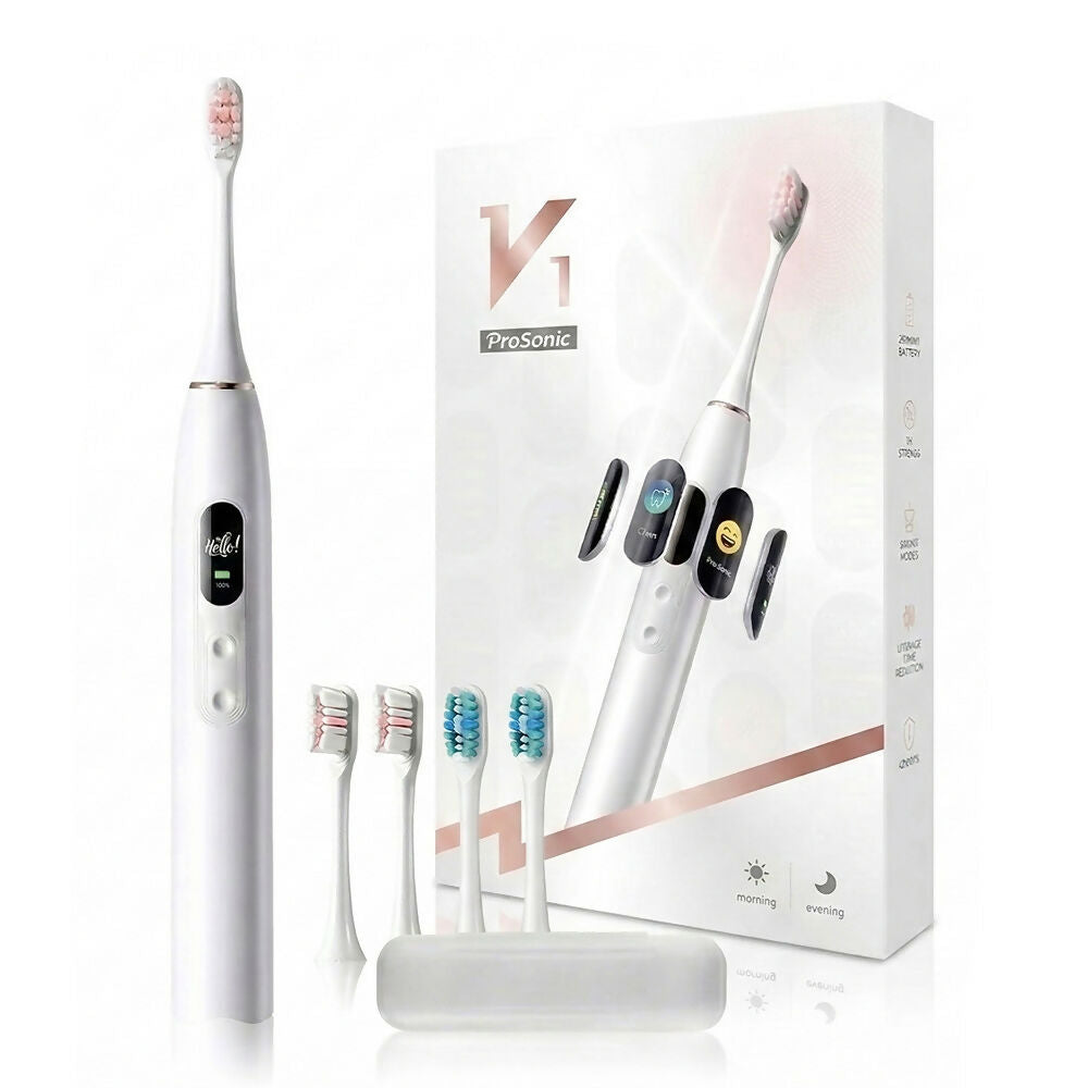Oryzom ProSonic V1 – Nettoyage dentaire professionnel avec technologie sonique pour des dents plus lisses et une hygiène bucco-dentaire optimale