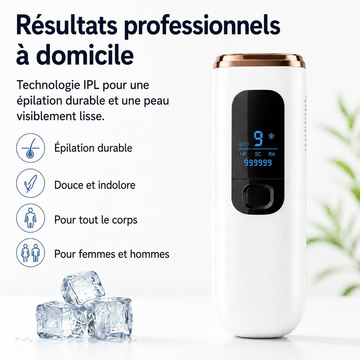 Oryzom ProSilk : technologie IPL avec fonction de refroidissement pour une peau durablement lisse