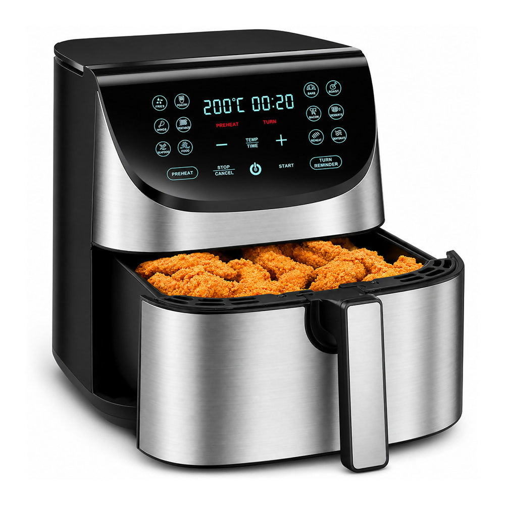 Oryzom AirCrisp Pro – Technologie à air chaud à 360° de 1 700 W pour des repas rapides et sains