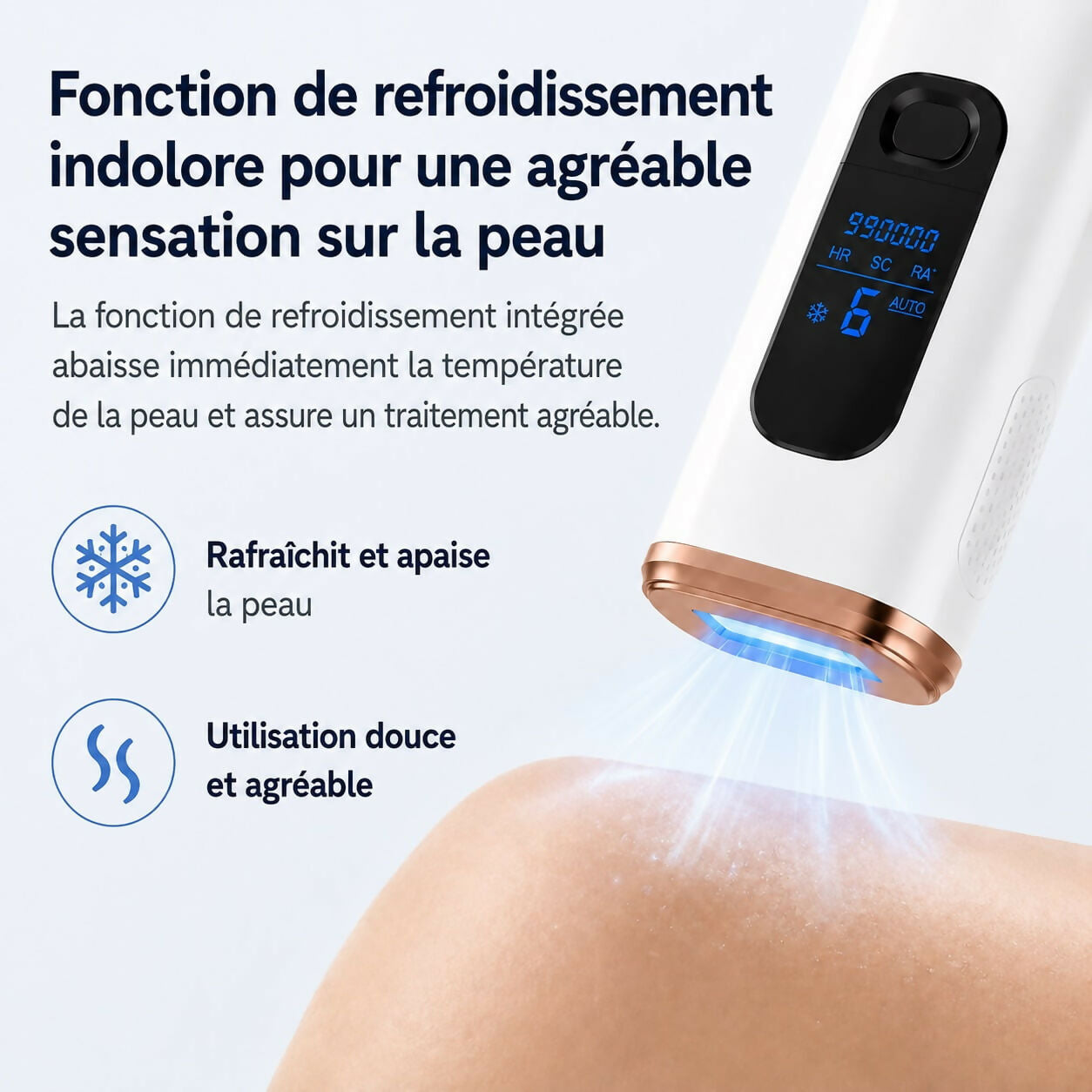 Oryzom ProSilk : technologie IPL avec fonction de refroidissement pour une peau durablement lisse